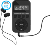 Prestige  Pocket  Portable  Radio ,  DAB  Radio  with  USB  Charging |  Headphon