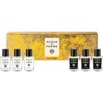 Acqua di Parma Unisexdofter Colonia Miniatyruppsättning Mirto di Panarea + Colonia + Arancia di Capri + Zafferano + Luce di Rosa + Magnolia Infinita 5 ml ()