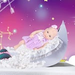 10 tum Reborn Babydockor Rörliga Lemmar Mjuk Silikon Livslik Tvättad Stickad Kjol Barn Dockleksak Lila Pojkdocka