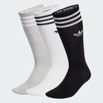 adidas Solid Crew Socks 3 Pairs Unisex