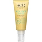 ACO Aco Sun Face Mattifying Fluid SPF50+ Solskydd Ansikte 40 ml