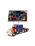 Transformers T1 Optimus Prime 1:24 Toys Toy Cars & Vehicles Toy Vehicles Trucks Multi/patterned Jada Toys