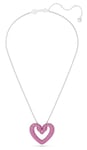 Swarovski 5646571 Una Heart Pendant Necklace Rhodium Plated Jewellery