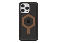 Uag Plyo Case For Apple Iphone 15 Pro Max [6.7-Inch] - Plyo Magsafe Black/Bronze - Baksidesskydd För Mobiltelefon - Robust - Magsafe-Kompatibilitet - Tpu-Ram (Termoplastiskt Polyuretan), Bakre Pc-Plåt - Svart/Brons - För Apple Iphone 15 Pro Max