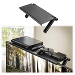 Screen Top Shelf Adjustable Caddy: Unique Top Tv Shelf Bracket Fits All Flat Screen, Monitor Mount, Keeps All Organized Non-slippery Surface And Bracket Shelf Mount Add To Your TV Decore