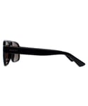 Gucci Aviator Mens Black Brown Polarised GG1342S - One Size