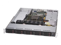 Supermicro A+ Server 1114S-WTRT - Server - kan monteras i rack - 1U - 1-vägs - ingen CPU upp till - RAM 0 GB - SATA - hot-swap 2.5 vik/vikar - ingen HDD - AST2500 - 10 Gigabit Ethernet - skärm: ingen - svart