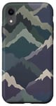 iPhone XR Trendy Camouflage Pattern for Mountain, Forest Green Case