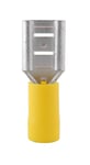 ProMeister Flatstiftshylsa Gul 4-6 mm², 9.5x1.1 mm