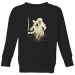 The Lord Of The Rings Gandalf Kids' Sweatshirt - Black - 5-6 Years - Black