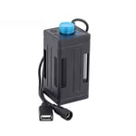 Kstyhome Étanche 18650 Batterie Power Bank Case Box USB 5V Charge Téléphone DC8.4V Battery Pack Case Box pour LED Bike Light
