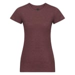 Russell Kvinnors Slim Fit Långärmad T-shirt Med Kort Ärm