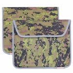 Apple Canvas Camoflage-väska För Din Ipad 3/ipad4 (grön)