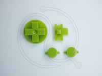 Lime Green Buttons Nintendo Game Boy Classic Original DMG-01 Retro Gameboy