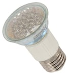 12V E27 Spot 1,2W 24 led pære, varmhvit