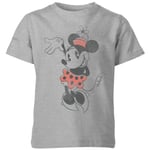 Disney Minnie Mouse Waving Kids' T-Shirt - Grey - 11-12 Years - Grey