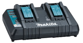 Makita DC18RD Batteriladdare med dubbla portar 14,4-18V