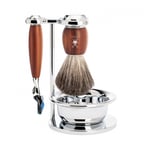 Mühle VIVO Shaving Set Fusion - Pure Badger Brush with Bowl