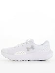 UNDER ARMOUR Women's Running Charged Surge 4 Trainers - White, White, Size 7, Women
