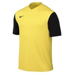 NIKE DH8035-719 M NK DF Tiempo PREM II JSY SS T-Shirt Men's Tour Yellow/Black/Black Size XXL