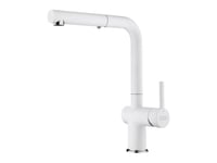Kitchen Sink tap with a Pull-Out spout and Spray Function from Franke Active L Pull-Out Spray - White Polar - 115.0653.387