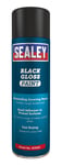Sealey Black Gloss Paint 500ml Pack of 6 SCS025