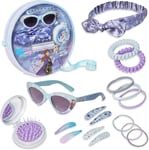 Disney Girls Handbag with Frozen Hair Accessories & Sunglasses