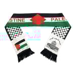Print Palestina Flag Scarf Lång Satinhals Scarf Palestina Flag Neck Sjal Jerusalem Arabisk Sash för alla åldrar NX 1