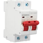 Sjlerst - Disjoncteur 2P dc 500V mcb 16A din Rail Mount Protection Switch 6000A Breaking Capacity