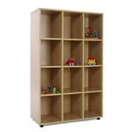 Mobeduc Vertical Shelving Storage with 12 Compartments, 90 x 147 x 40 cm