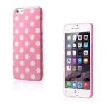 Apple Polka (rosa / Vit) Iphone 6 Plus Skal