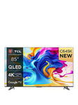 Tcl 85C645K, 85 Inch, 4K Ultra Hd Hdr, Qled Smart Tv With Google Assistant &Amp; Dolby Atmos