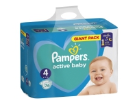 Pampers Active Baby blöjor 4, 9-14 kg, 76 st.