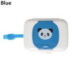 1pc Wet Wipes Box Wipe Case Dispenser Blue