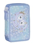 Beckmann Norway Three Section Pencil Case W/Content - Unicorn Princess Ice B Blå