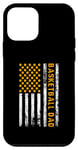 iPhone 12 mini Basketball Dad USA American Flag Fathers Day 4th of July Case