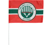 Flagga med pinne 30x45cm Dam Röd ONESIZE