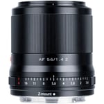 Viltrox AF 56mm f/1.4 XF -objektiivi, Nikon Z (APS-C)