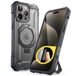 Supcase iPhone 16 Pro Max Unicorn Beetle Grip MagSafe Skal - Grå