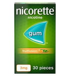 Nicorette Fruitfusion 2mg Nicotine Gum - 30 Pieces