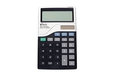 PM Company Calculatrice Double Fonctionnement en Plastique avec Toutes Les Fonctions nécessaires - Convient pour l'école, Le Travail et la Maison - Chiffres Visibles de 130 x 78 x 14 mm Vert