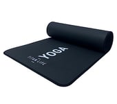 TITAN LIFE Pro Mat Yoga Elite 183x61x0,5cm Tapis Unisexe – Erwachsene, Black, One Size