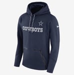 Nike Dallas Cowboys Sideline Player Therma Tech Fleece Hoodie Medium 853346-419