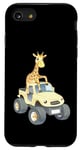 Coque pour iPhone SE (2020) / 7 / 8 Cadeau amusant en forme de girafe pour homme, femme, enfant