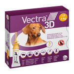Fästingmedel Ceva Vectra 3D spot-on lösning för hund 1,5-4 kg