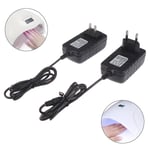 1pc 24v 2a Power Supply Adapter For Uv Led Lamp Nail Dryer Us