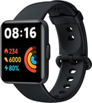 Mi Watch 2 Lite - Smartwatch GPS, Bluetooth, Moniteur de Sommeil, écran Tactile HD 1,55", 17 Modes Professionnels Sportifs + 100 Modes d'entraînement, résistance à l'eau 5 ATM, Noir