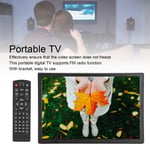 15.5 Inch Digital TV Support 1080P Video Mini HD Television For Outdoor US BLW