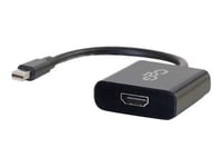C2g Mini Displayport To Hdmi Active Adapter Converter 4K Uhd - Black - Videokort - Mini Displayport Hane Till Hdmi Hona - Trippelskärmad - Svart - Stöd För 4K