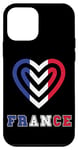 Coque pour iPhone 12 mini France Coeur Fière France Drapeau Français Love Pride Roots